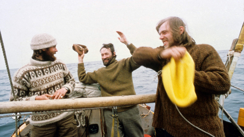Celbrating at journeys end