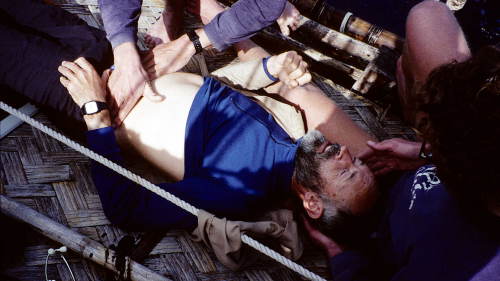 Tim Severin falls and breaks four ribs