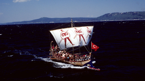 Argo sails up the Hellespont 1