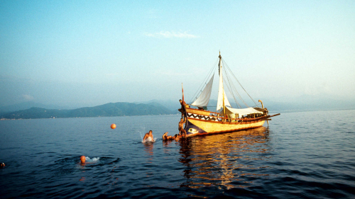 Swimming off Argo