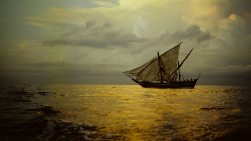 Sumatra strait - sunset