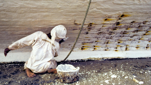 Applyling chunam anti-fouling