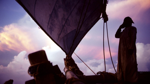 Call to prayer on foredeck