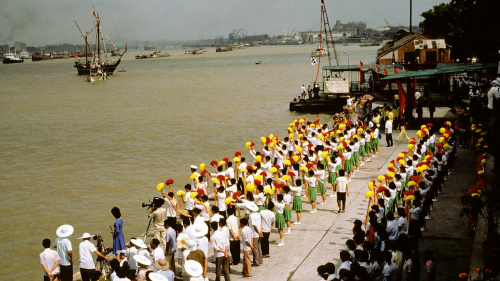 Canton arrival ceremony