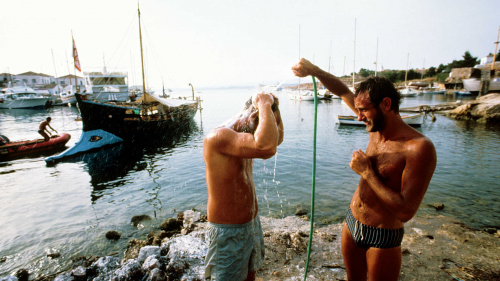 Shower at Spetses