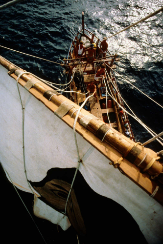 View from mast top
